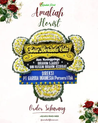 Papan Bunga Duka di Simego