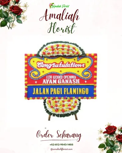 Bunga Papan Congratulation di Simego
